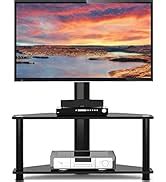 Amazon Tavr Floor Tv Stand With Wheels And Swivel Mount For