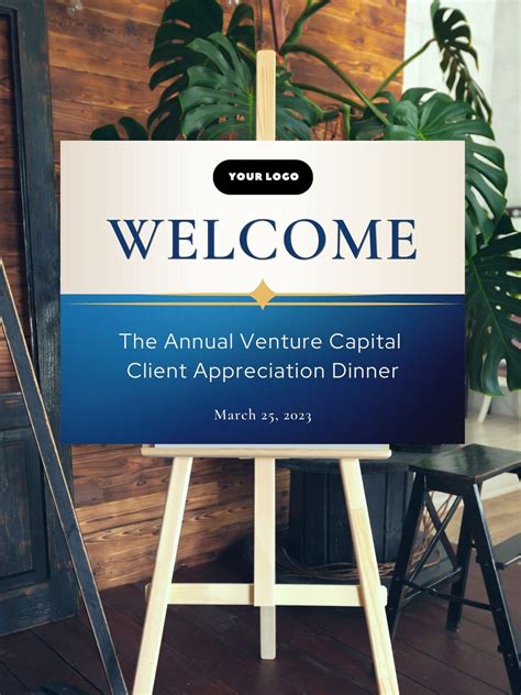 Corporate Event Welcome Sign, Canva Templates, Event Signage Template, Editable 18x24 Sign - Etsy