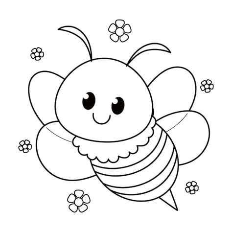 Dibujos De Infantiles Abejas Para Colorear Vsun