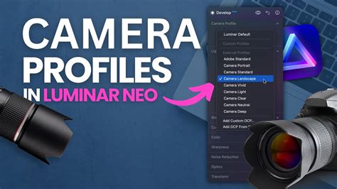 Luminar Neo Camera Profiles Complete Guide Youtube