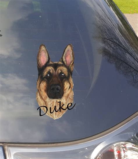 Car/Window Decals Custom Hand-Painted Dog Breed