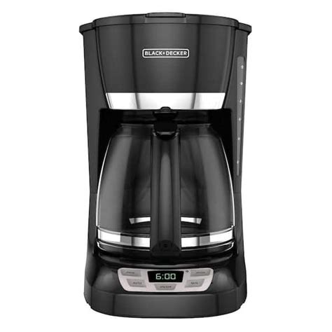 BLACK DECKER 12 Cup Programmable Drip Coffee Maker In Black 985118634M