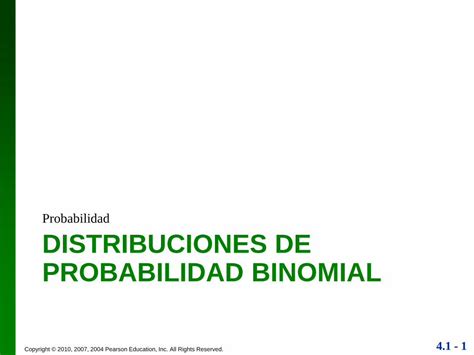 Pdf Distribuciones De Probabilidad Binomial Un Experimento Se Dice