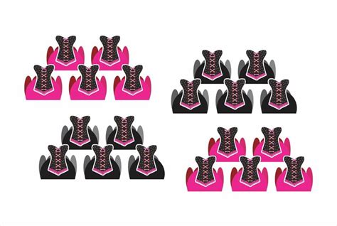 Kit Chá de Lingerie pink e preto 161 pças 20 pessoas Elo7