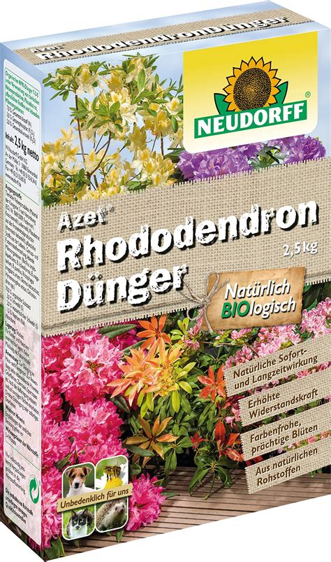 Neudorff Azet Rhododendron Dünger 2 5 kg Amazon de Garten