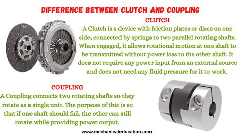 Difference Between Clutch And Coupling Mechanical Education