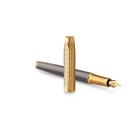 Parker Im Pioneers Collection Fountain Pen Grey Arrow Gold Trim