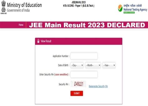 Jee Main Result 2023 Declared Jee Main 2023 Result Released Easily