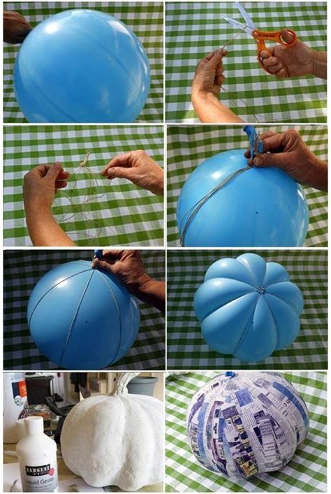 Tutoriales Cómo hacer calabazas para halloween by katie Como hacer