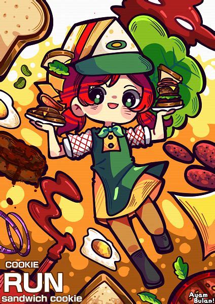 Sandwich Cookie Cookie Run Ovenbreak Image By Pixiv Id