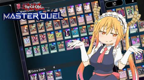 Yu Gi Oh Master Duel F P Dragon Maid Deck Profile Gameplay Youtube