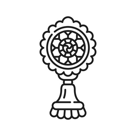 Buddhism Religion Dharmachakra Dharma Wheel Icon 22665576 Vector Art