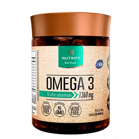 Ômega 3 60 cápsulas Nutrify Way Suplementos Qualidade em