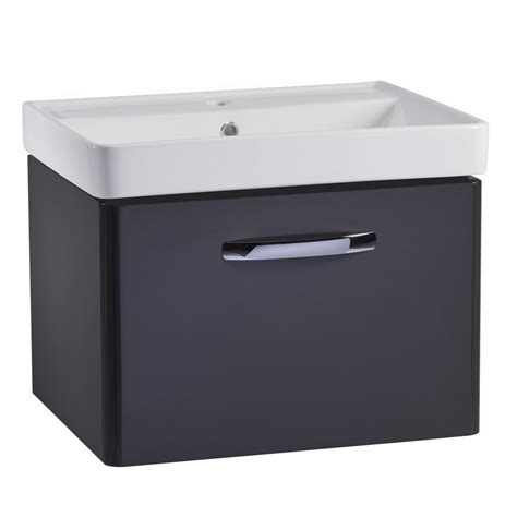 Tavistock Compass 600mm Wall Mounted Unit And Basin Gloss Clay Low Price