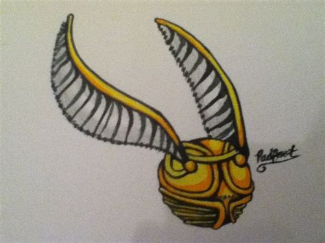 Golden Snitch Drawing Harry Potter Desenho