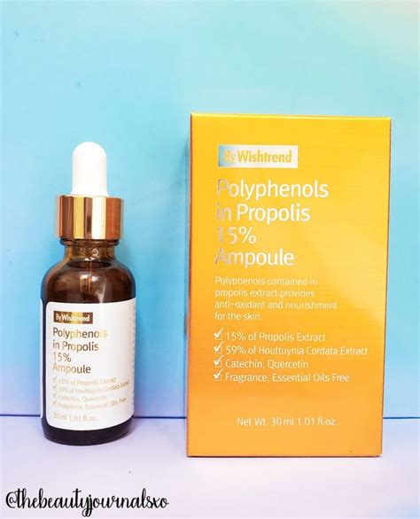 By Wishtrend Polyphenols In Propolis Ampoule Korean Skincare Review