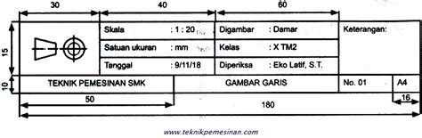 Detail Contoh Etiket Gambar Teknik Koleksi Nomer 19