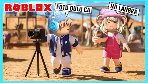 Aku Dan Adiku Terpaksa Harus Jadi Tukang Foto Hewan Di Roblox