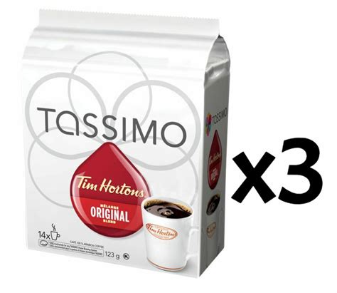 Tassimo Tim Hortons Original Blend Coffee 3 Boxes Of 14 Discs From Canada Ebay