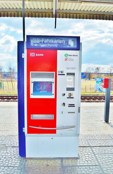 Fahrkartenautomat Bahnhof Kostenloses Foto Auf Pixabay