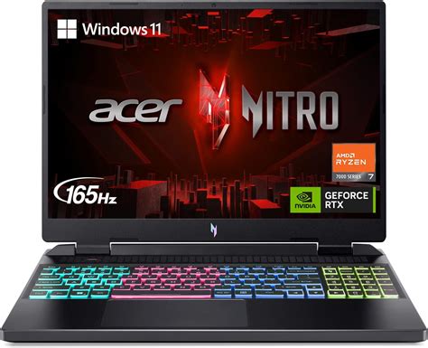 Acer Nitro 17 Laptop Para Juegos Amd Ryzen 7 7840hs Octa Core Cpu 173