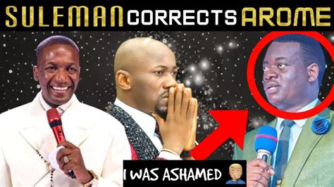 Breakingapostle Arome Osayi Lied Apostle Johnson Suleman Defends