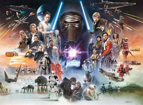 Movies Science Fiction Star Wars Heroes Star Wars Villains Collage