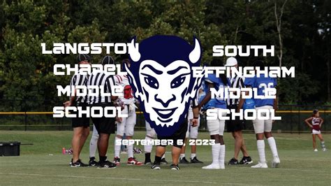 Langston Chapel Middle School Vs South Effingham 2023 YouTube