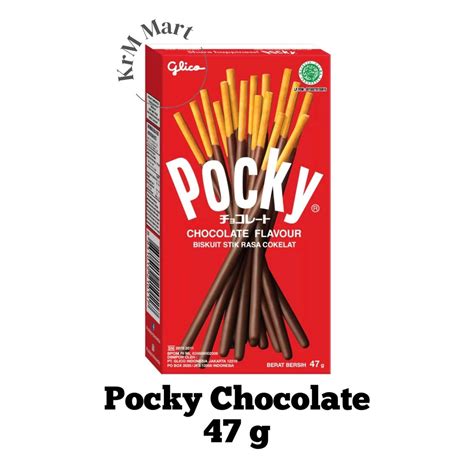 Jual Glico Pocky Cokelat Gr Biskuit Stik Gr Coklat Chocolate