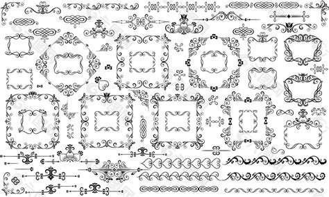 Europeanstyle花边矢量设计元素素材免费下载图片编号1770496 六图网