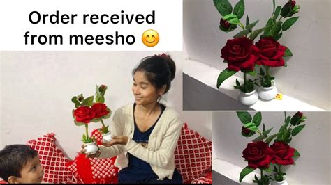 Meesho Artificial Plant Rose Plant Meesho Sak Home Decor