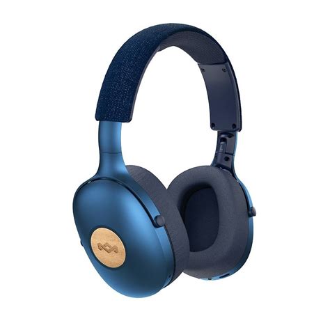 House Of Marley Positive Vibration Xl Bluetooth Headphones Blue Wgl 03