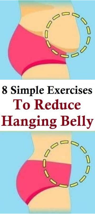 8 Simple Exercises To Reduce Hanging Belly Easy Workouts Exercise