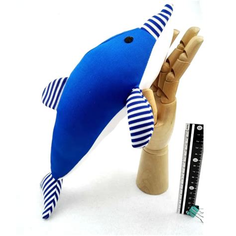 37*22cm Water Shark Shape Dog Toy Stuffed Animal Squeaker Pet Toy-in ...