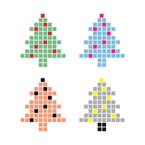 Pixel Art Sapin De Noel Gamboahinestrosa