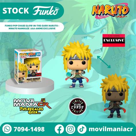 Funko Pop Naruto Shippuden Minato Namikaze Chase Gitd Exclusivo Aaa