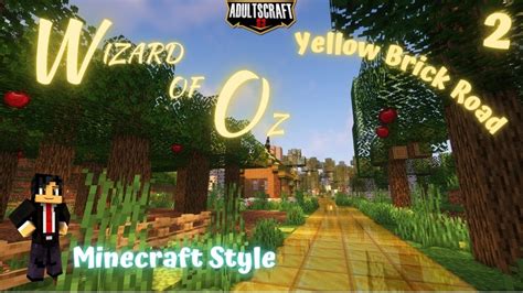 Wizard Of Oz Minecraft Style Yellow Brick Road Youtube