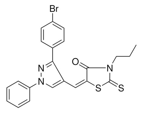 E Bromophenyl Phenyl H Pyrazol Yl Methylene Propyl