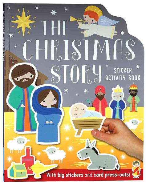 The Christmas Story Sticker Activity Book: With Big Stickers and Card Press | Gatto Christian Shop