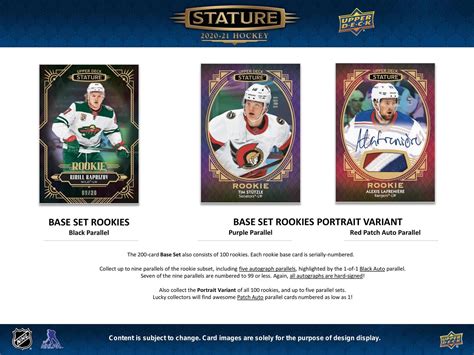 2020 21 Upper Deck Stature Hockey Hobby Box Da Card World