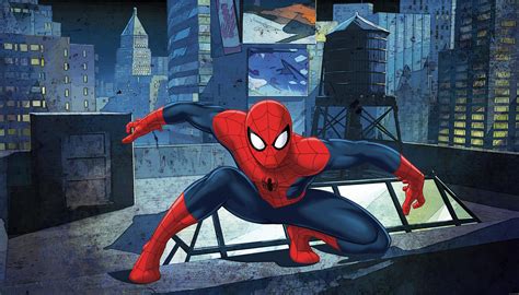 Ultimate Spiderman Xl Mural