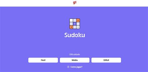 Palavras Cruzadas Sudoku E Dito No G1 Saiba Como Jogar Especialistas