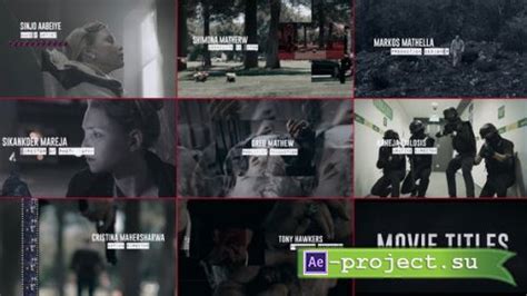 Videohive Movie Title Film Credits 39929155 Project For After