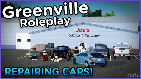 Fixing And Test Driving Customers Cars Greenville Roleplay Roblox