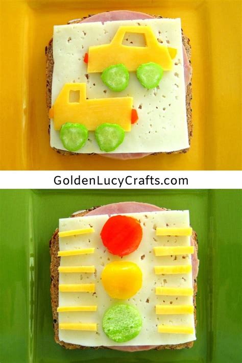 Fun Sandwiches For Kids Car And Truck Sandwich Traffic Lights