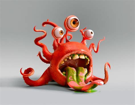 Zoid On Behance Cute Monster Illustration Cute Monsters Monster