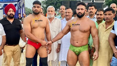 Bania Jammu Vs Ravi Vehra Gandharva Kushti Dangal Youtube