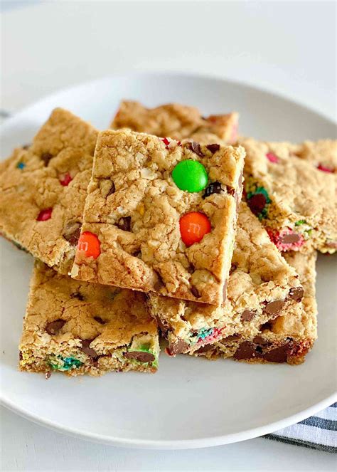 Gluten Free Monster Cookie Bars Recipe