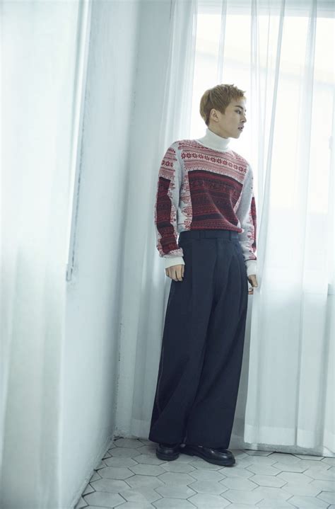 Xiumin Exo Grazia Magazine January Issue Korean Photoshoots