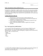 Understanding Rock Classification And Interpretation In GEOL 121